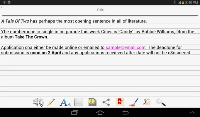 Notebooks android App screenshot 8